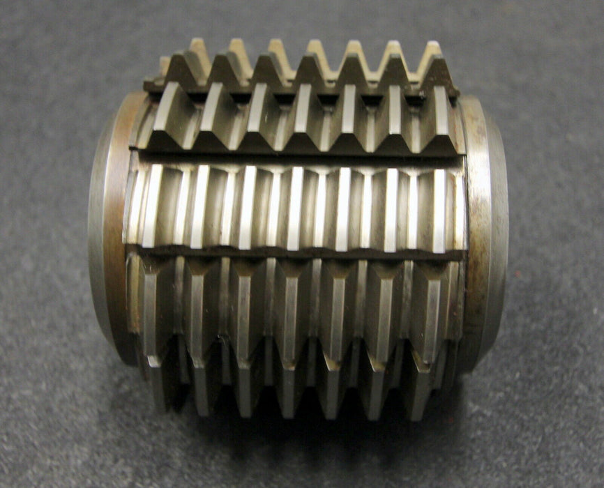 SAAZOR Stollenwälzfräser involute spline hob Fertigfräser m= 3,5mm BP I 20° LKN