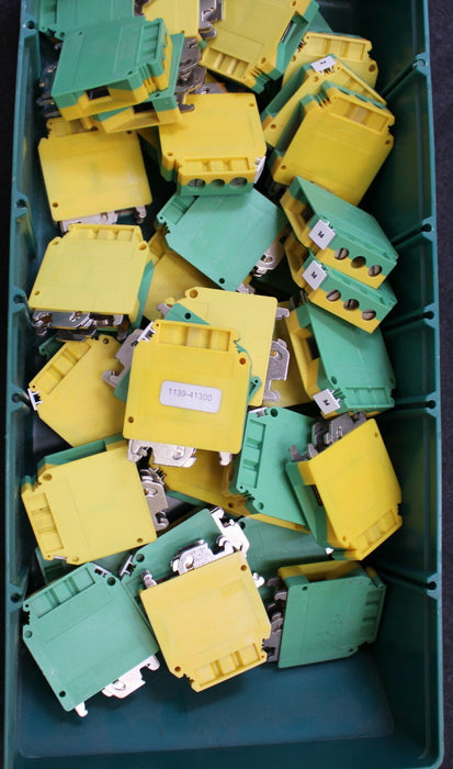 PHOENIX CONTACT 37 Stück Schutzleiter Reihen-Klemme USLKG 35 Gelb-Grün 35mm²