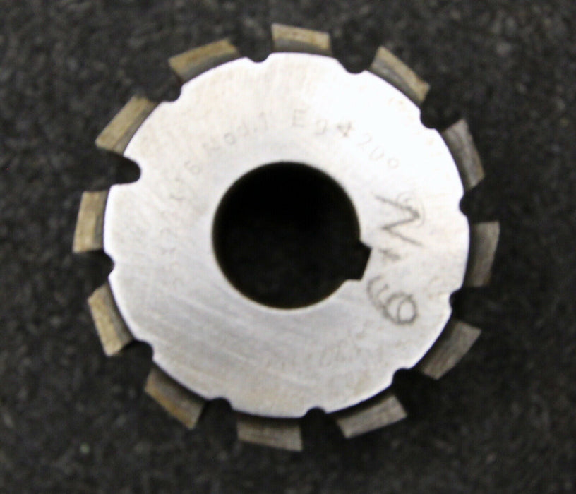 FETTE Vollstahlwälzfräser gear hob m= 1mm 20° EGW - Ø50x20xØ16mm LKN 1gg. Rechts