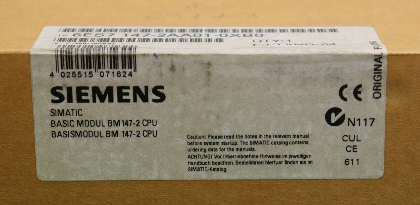 SIEMENS SIMATIC Basismodul basic module BM 147-2 CPU 6ES7147-2AA01-0XB0