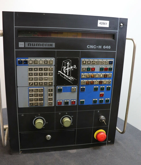 VEM NUMERIK WMW DDR Steuergerät Typ CNC-H 646 19423212 451 Baujahr 1988