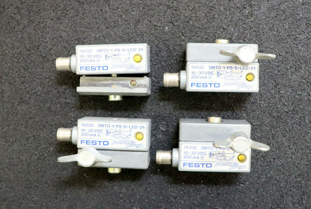 FESTO 4 Stück Näherungsschalter SMTO-1-PS-s=LED-24 - gebraucht