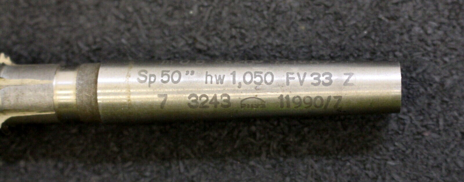 PILTZ Schaftwälzfräser m=0,5 20° EGW 1gg. R. SP 50" hw=1,050mm PILTZ Nr. 11990/7