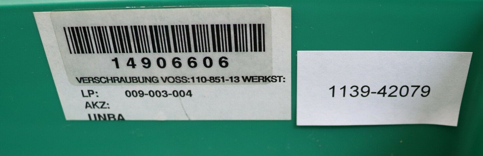 VOSS 2 Stück Rohr-Verschraubung 110-851-13 Überwurfmutter - S25 Gewinde 1 1/2"