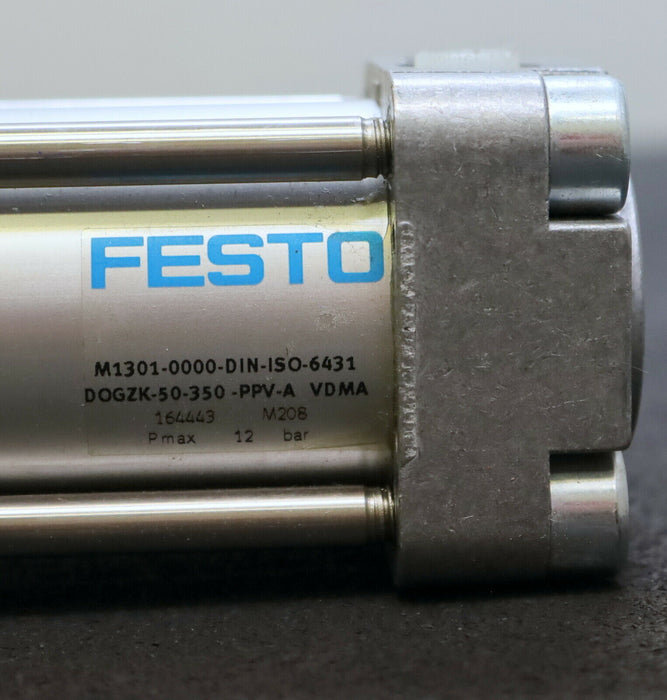 FESTO Pneumatik-Zylinder DOGZK-50-350-PPV-A VDMA Mat-Nr. 164443 Kolben-Ø 50mm