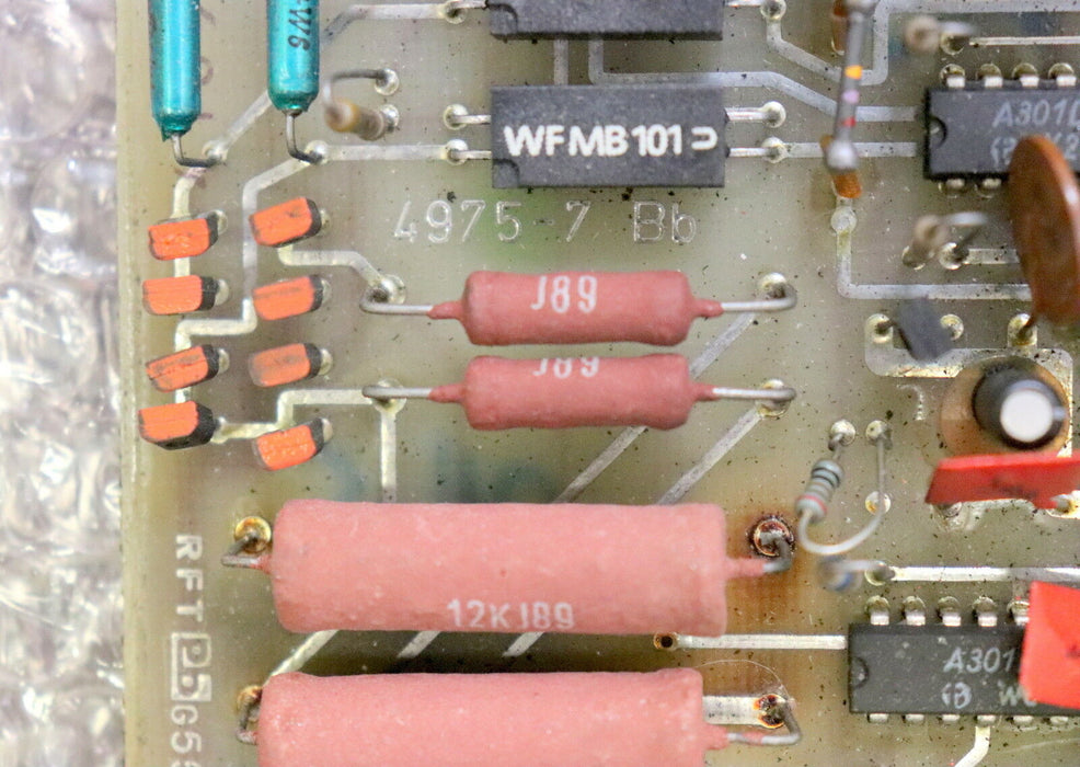 VEM NUMERIK RFT DDR ÜW3-SV Platine413938-9 NKM 4975-7 RFT 55926 gebraucht - ok