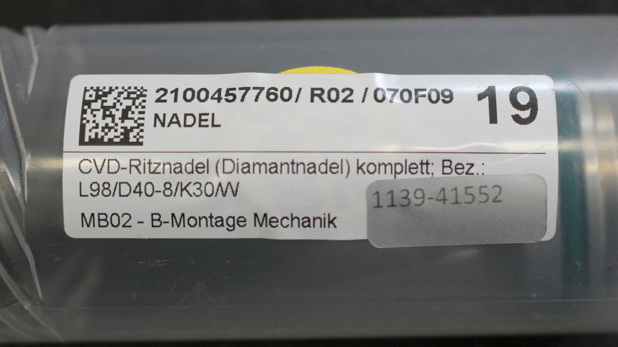 CVD-Ritznadel Diamantnadel Art.Nr. 100020728 L98/D40-8/K30/W120/R0,2