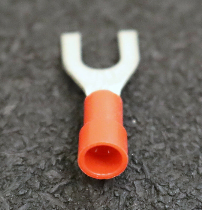 KLAUKE 214x Quetschkabelschuh Typ 630C/5 Gabelform M5 Rot Querschnitt 1,5-2,5mm²
