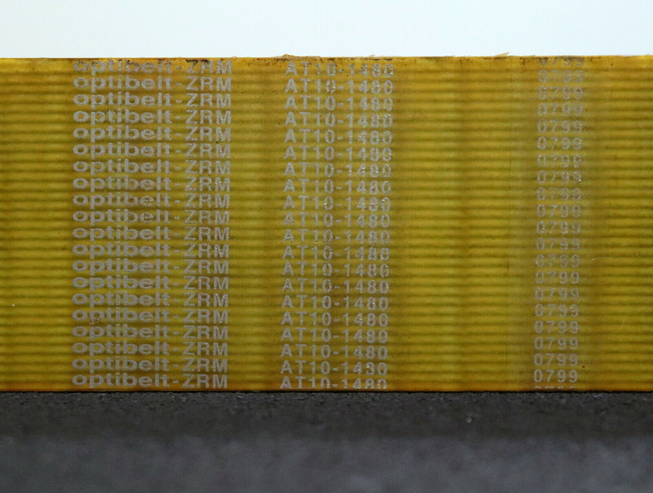 OPTIBELT Zahnriemen AT10-1480 Länge 1480mm Breite 50mm - unbenutzt