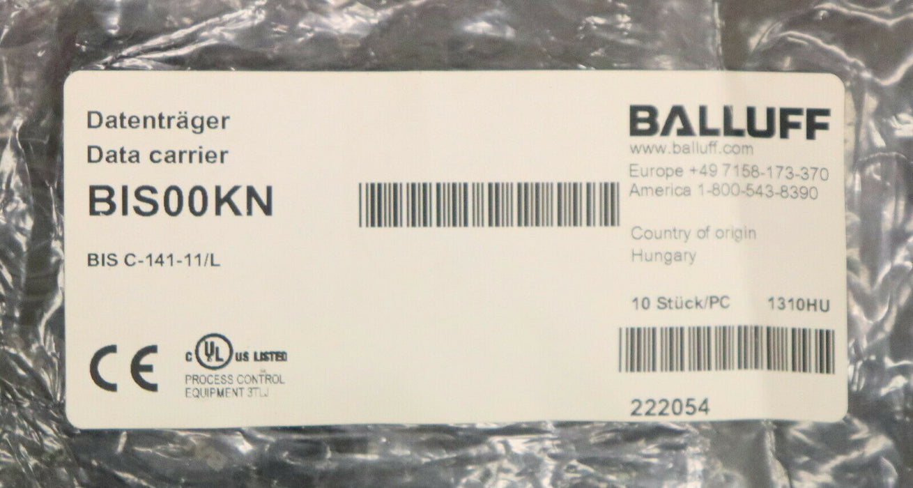 BALLUFF 10 Stück Datenträger data carrier BIS00KN BIS C-141-11/L Datenchip