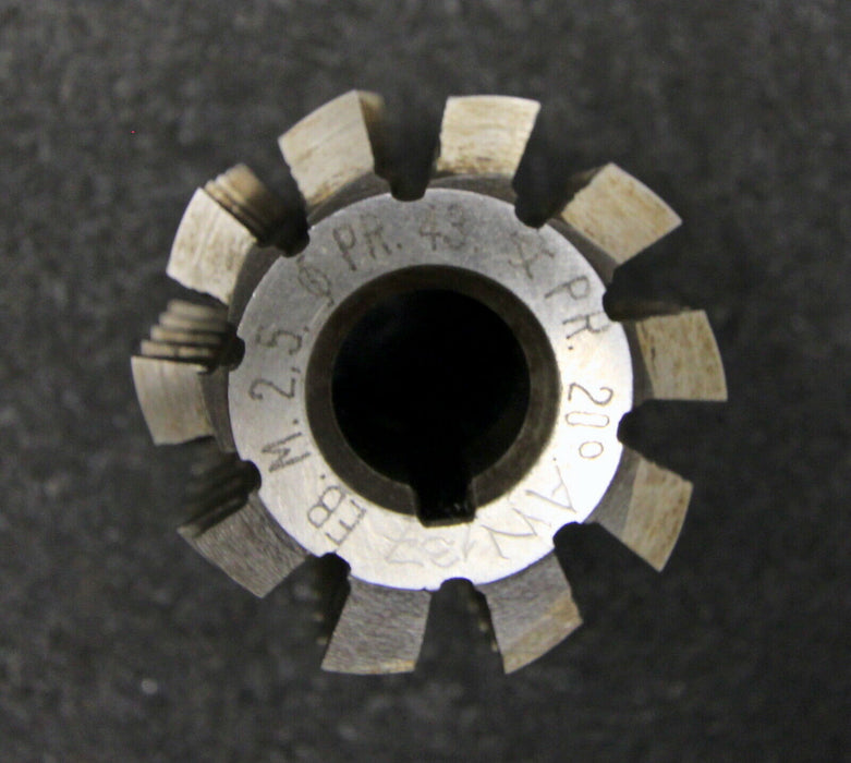 KLINGENBERG Vollstahlwälzfräser gear hob m= 2,5mm 20° Ø50x50xØ16mm 1gg. Links