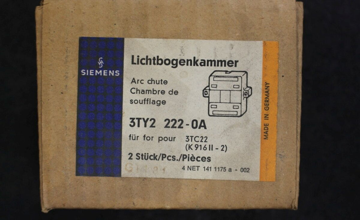 SIEMENS Lichtbogenkammer 3TY2222-0A - für Schütz 3TC22