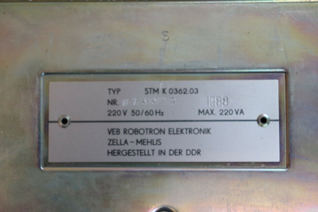 ROBOTRON Netzteil STM K 0362.03 5V / 20A gebraucht - geprüft - ok