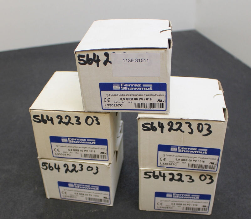 FERRAZ SHAWMUT NH-Sicherungseinsatz L330267C 00-16A-AR-500V - 15 Stück