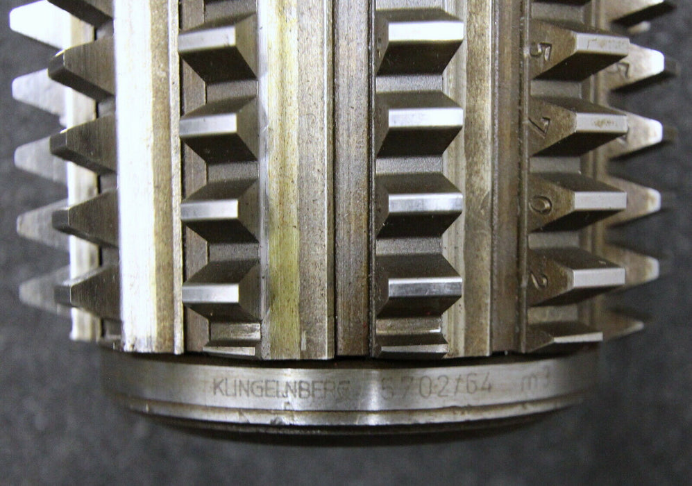 KLINGELNBERG Stollenwälzfräser involute spline hob Fertigfräser m= 3mm BP I 20°