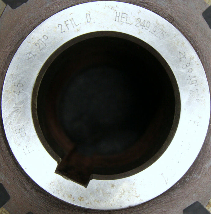 Vollstahlwälzfräser gear hob m= 4,5mm 20° EGW - Ø145x115xØ60mm LKN 2gg. Rechts