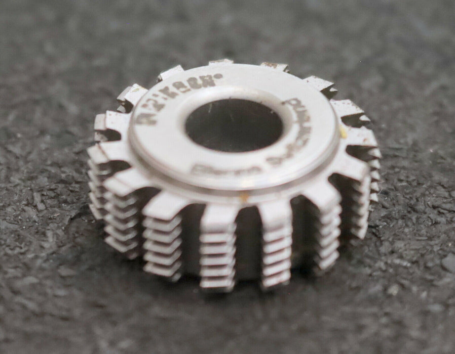 MIKRON Vollstahl-Wälzfräser No. 90690 m= 0,36 ho= 1,069 Abmessungen Ø24x10xØ8mm