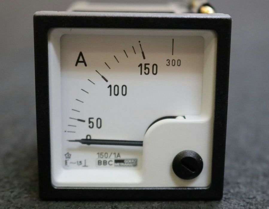 BBC GOERZ METRAWATT Strommesser EQ 48 Wandler-Nennwert 150/1A - S24297355