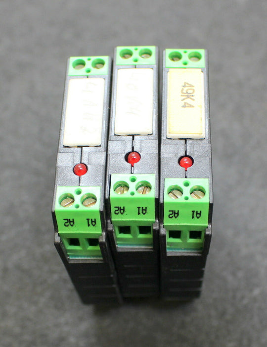 MURR ELEKTRONIK 3 Stück Relaismodul 51551 Input 24 VDC - 15mA Output: max. 5A