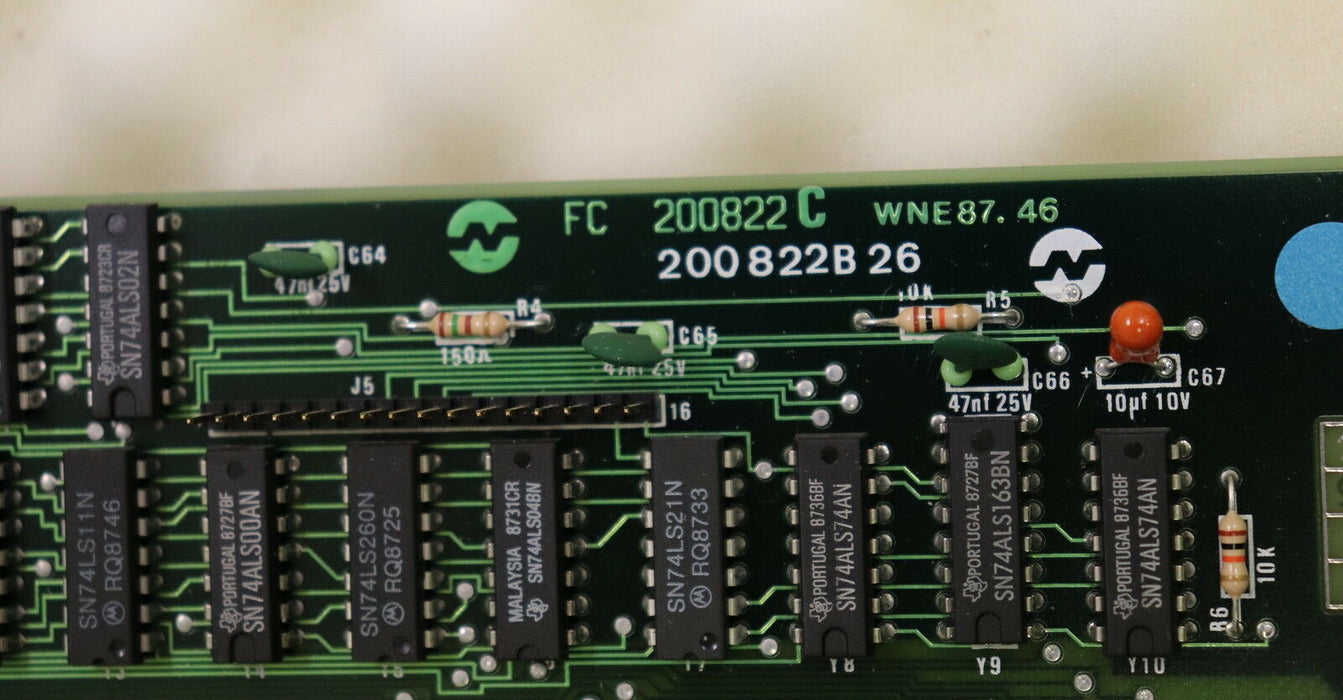 NUM Einschub Board Steuerungskarte Axes V2 200822C WNE87.46 Platine 200822B 26