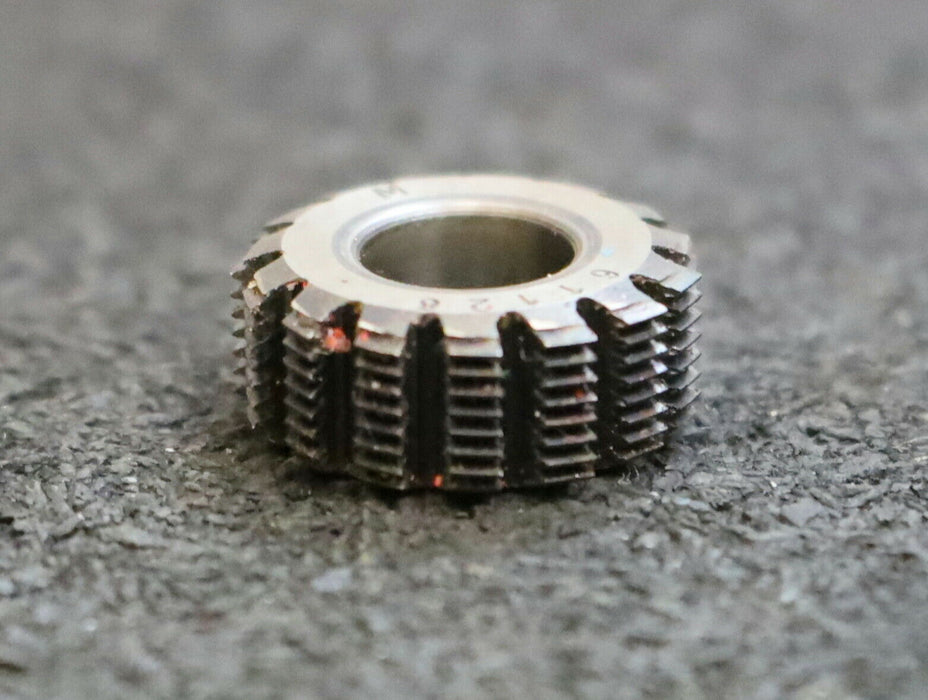 MIKRON Vollstahl-Wälzfräser No. 61126 m= ? ho= ? Abmessungen Ø18x7xØ8mm 1ggR