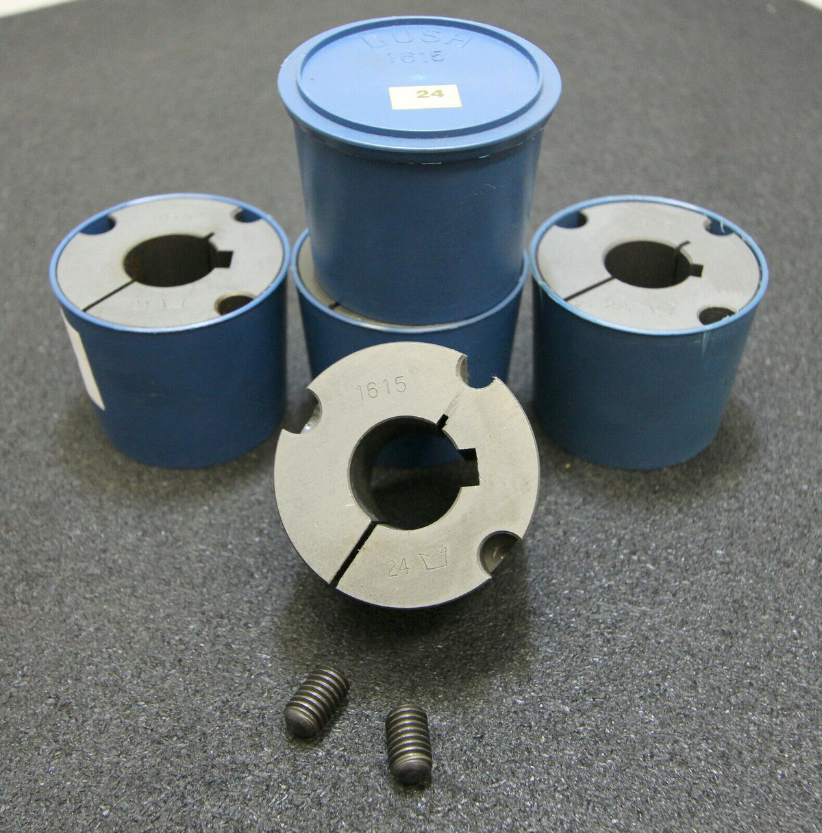 4x TaperSpannbuchse Taper Bush Type 1615 24 BohrungsØ d=24mm Länge