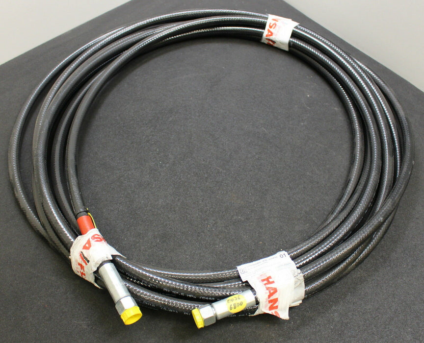 HANSA-FLEX / PARKER Schlauchleitung PNY310x12000AFL ROT BV - DK12L - TUAHBH