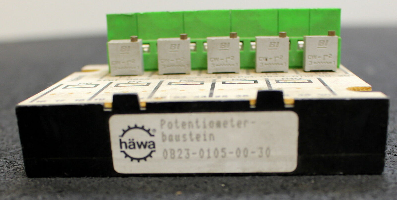 HÄWA Potentiometerbaustein 0823-0105-00-30 5 Pot. 0823-0105-00-30 10 Pot. 0823-0