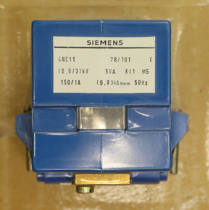 SIEMENS Aufschiebe-Stromwandler AET 0,5-M 4NC11 KN=150/1A  78/101 (0,6/3) kV 5VA