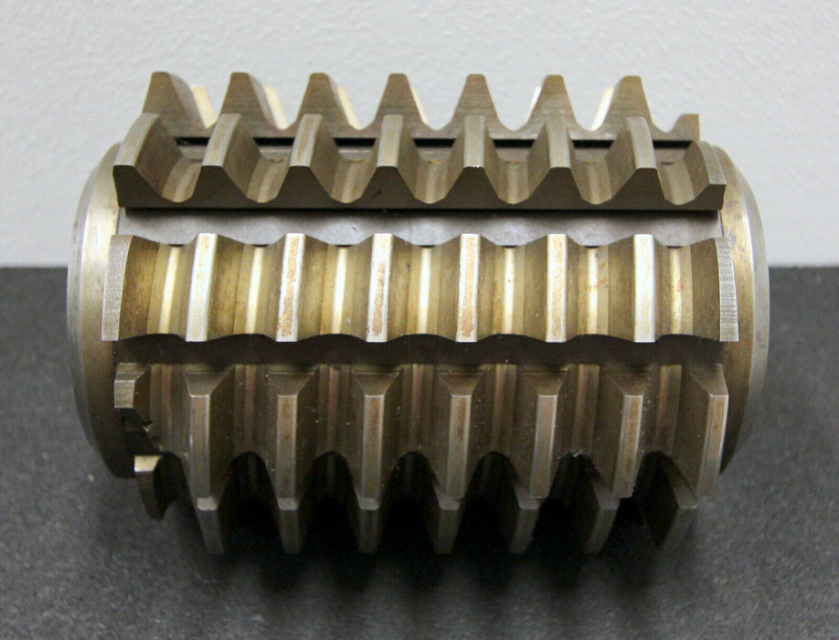 SAAZOR Stollenwälzfräser involute spline hob m= 6,5mm BP III Ø130x180xØ40mm 20°