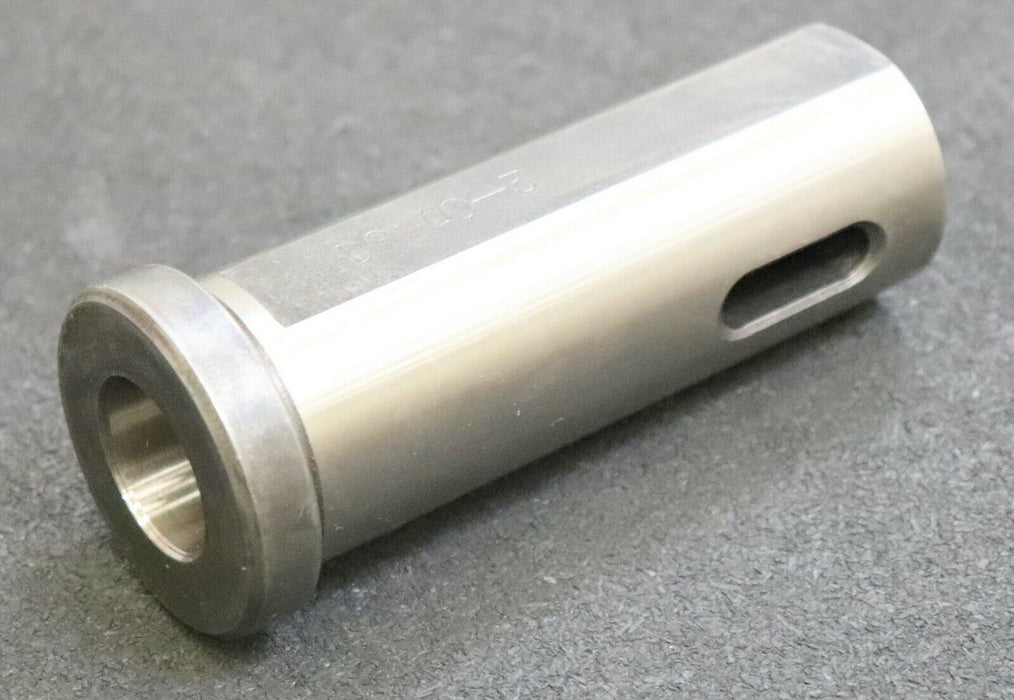 zylindrische VDI-Reduzierhülse mit Bund und Nut DS 40-3 Spann-Ø außen 40m