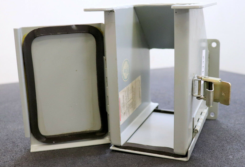 HOFFMAN Wireway, steel 90° Elbow Cat. No.F-44LE9C Type 12 Lay-In Outside opening