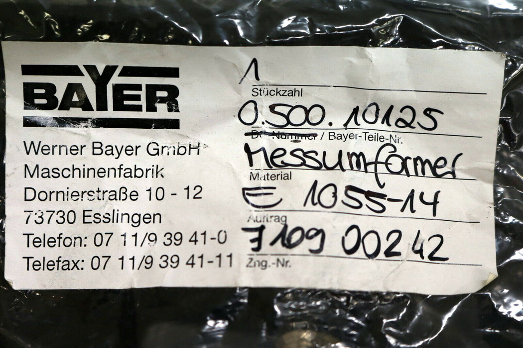 BAYER Messumformer Typ 5331A 0.500.10125 - unbenutzt