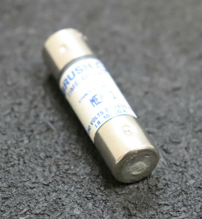 BRUSH 10x Sicherungseinsatz fuse-link MEN 1 1A 250V - unbenutzt