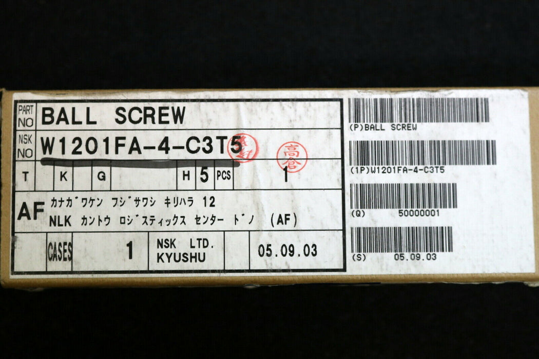 NSK Kugelgewindetrieb Ball Screw W1202FA-2-C3T5 Hub 120mm