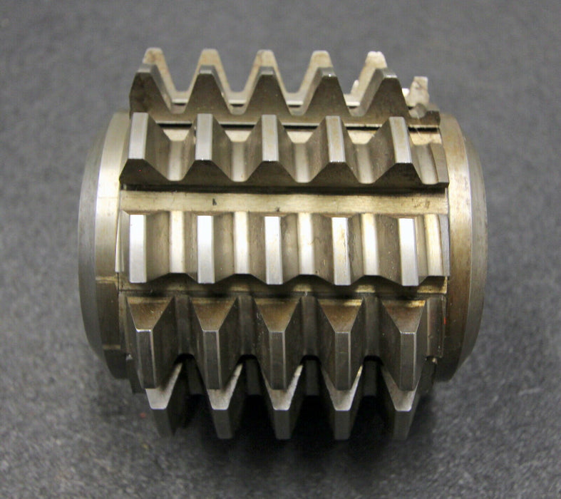 SAAZOR Stollenwälzfräser involute spline hob Fertigfräser m= 5mm BP I 20° EGW