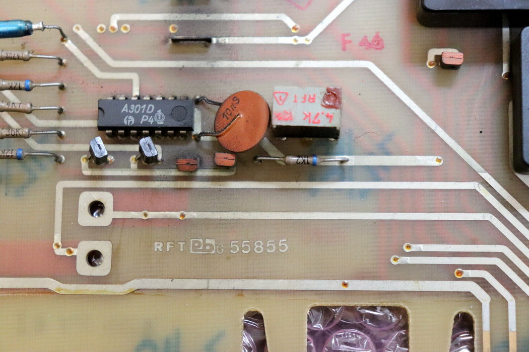 VEM NUMERIK RFT DDR Platine 55855 413943-4 NKM 4980-2 B gebraucht - ok