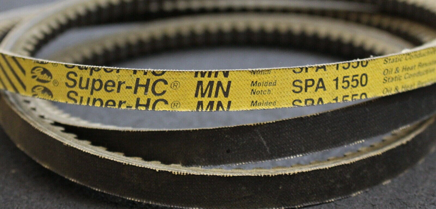 GATES Schmal-Keilriemen gezahnt Super-HC Profil SPA1550 Oil & Heat resistant