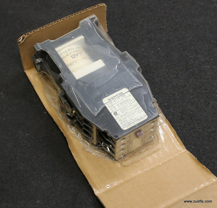 SIEMENS Hilfsschütz control relay 3TB4117-OBA4 Us = 12VDC 5,5kW