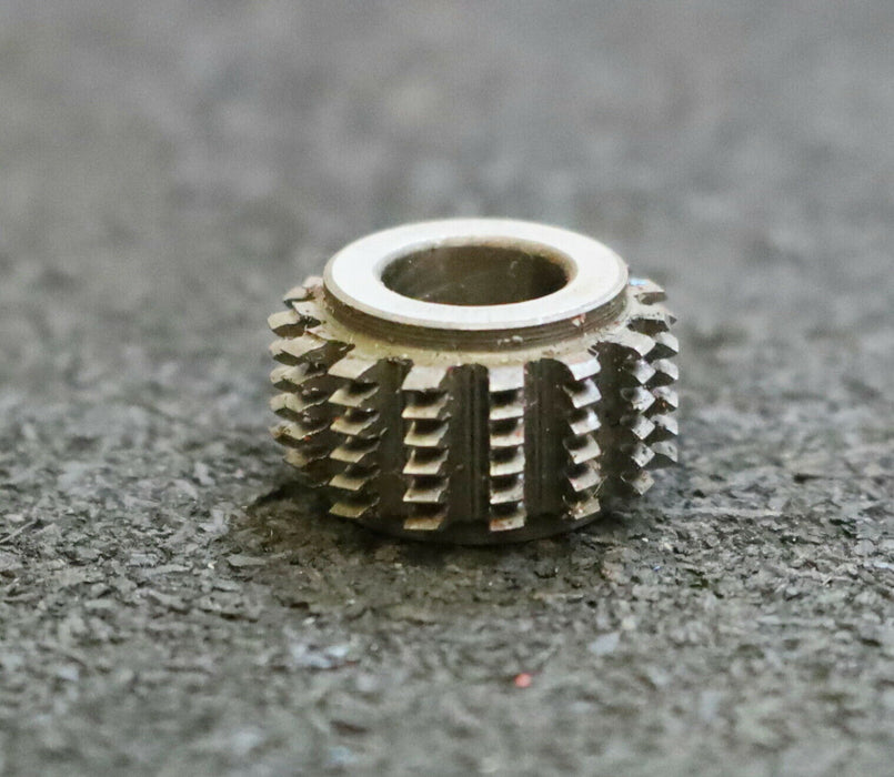 MIKRON Vollstahl-Wälzfräser No. 42907 m= 0,40 ho= 1,20 D5,64 Z12 - Ø18x10xØ8mm