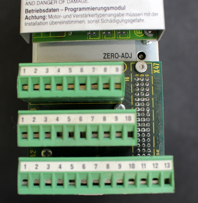 INDRAMAT TDM Servo Controller TDM 3.2-020-300-W0 Mod13/1X025-049