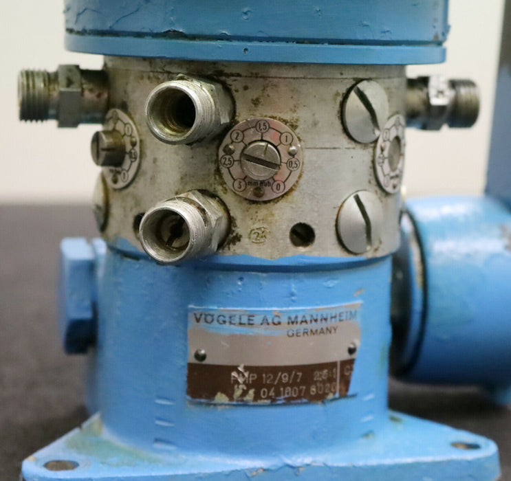 VÖGELE LAVIS Zentralschmierung f. Kran Typ S/FM 4,5P 12B 2,5/1 +FMP 12/9/7 2,5:1