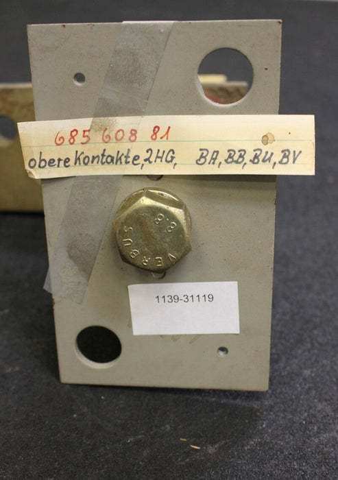 SIEMENS 2 HG 3320 709 Obere Kontakte komplett für 10 kV-Schaltanlage 2138-72/3