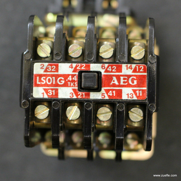 AEG Hilfsschütz control relay LS01G.44 TKS Us=24VDC 910-332-700-00