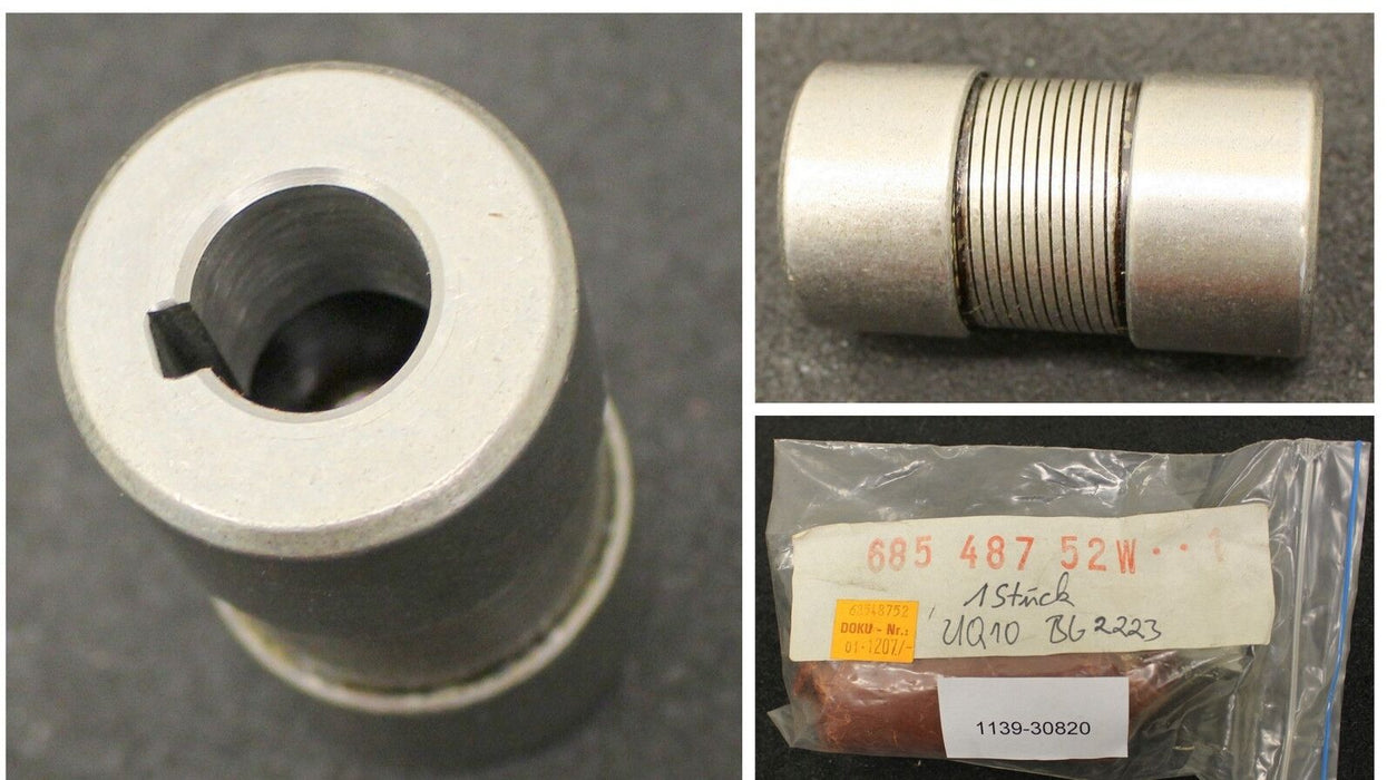 SIMPAFLEX Kupplung 14.301.16 BG2223 16.1.1-16-14 beidseitig mit Paßfedernut