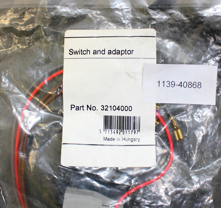 NILFISK Schalter für Staubsauger Switch and adaptor Part No. 32104000