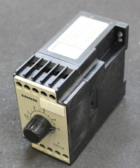 SIEMENS Elektronisches Zeitrelais 7 PV 3430-1GA 220V 50/60Hz t=0/0,3-5s
