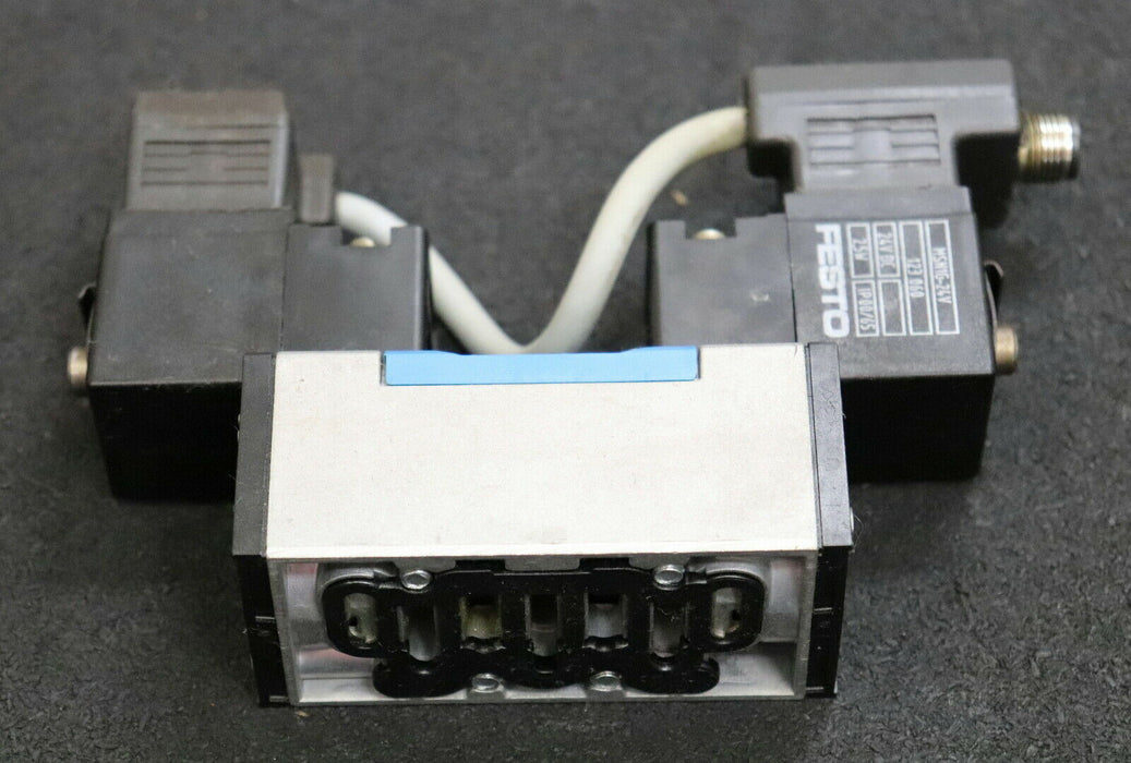 FESTO MURR Magnetventil + MSUD Doppelventilstecker JMN1H-5/2-D-1 C Art. 159690