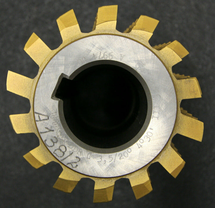 PWS Vollstahlwälzfräser gear hob m= 7mm BP III nach DIN3972 20° - Ø100x110xØ40mm