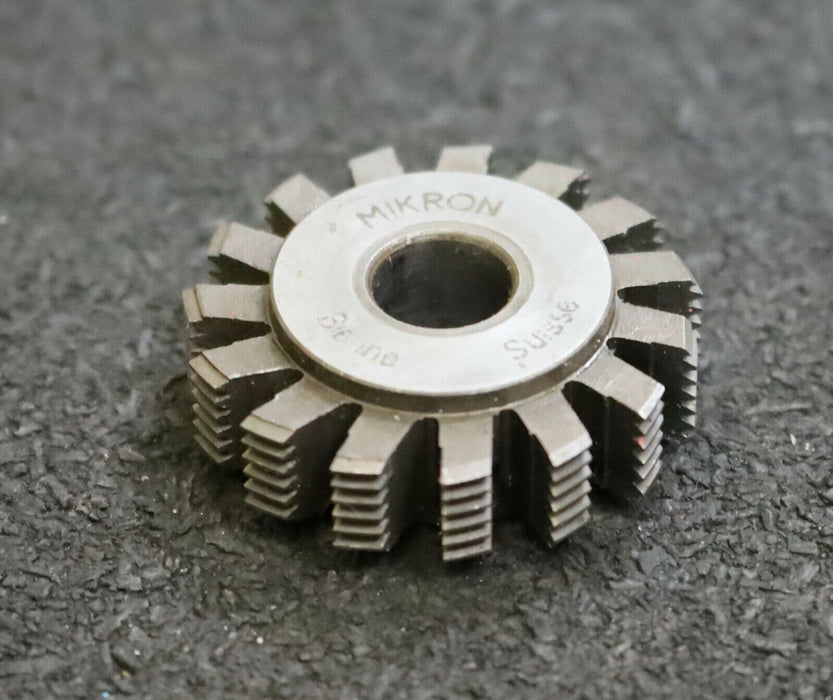 MIKRON Vollstahl-Wälzfräser No. 64747 m= 0,36 ho= 0,81 20° EGW - Ø32x10xØ8mm